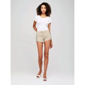 New L'Agence Audrey shorts Size 25 in Biscuit OG $205